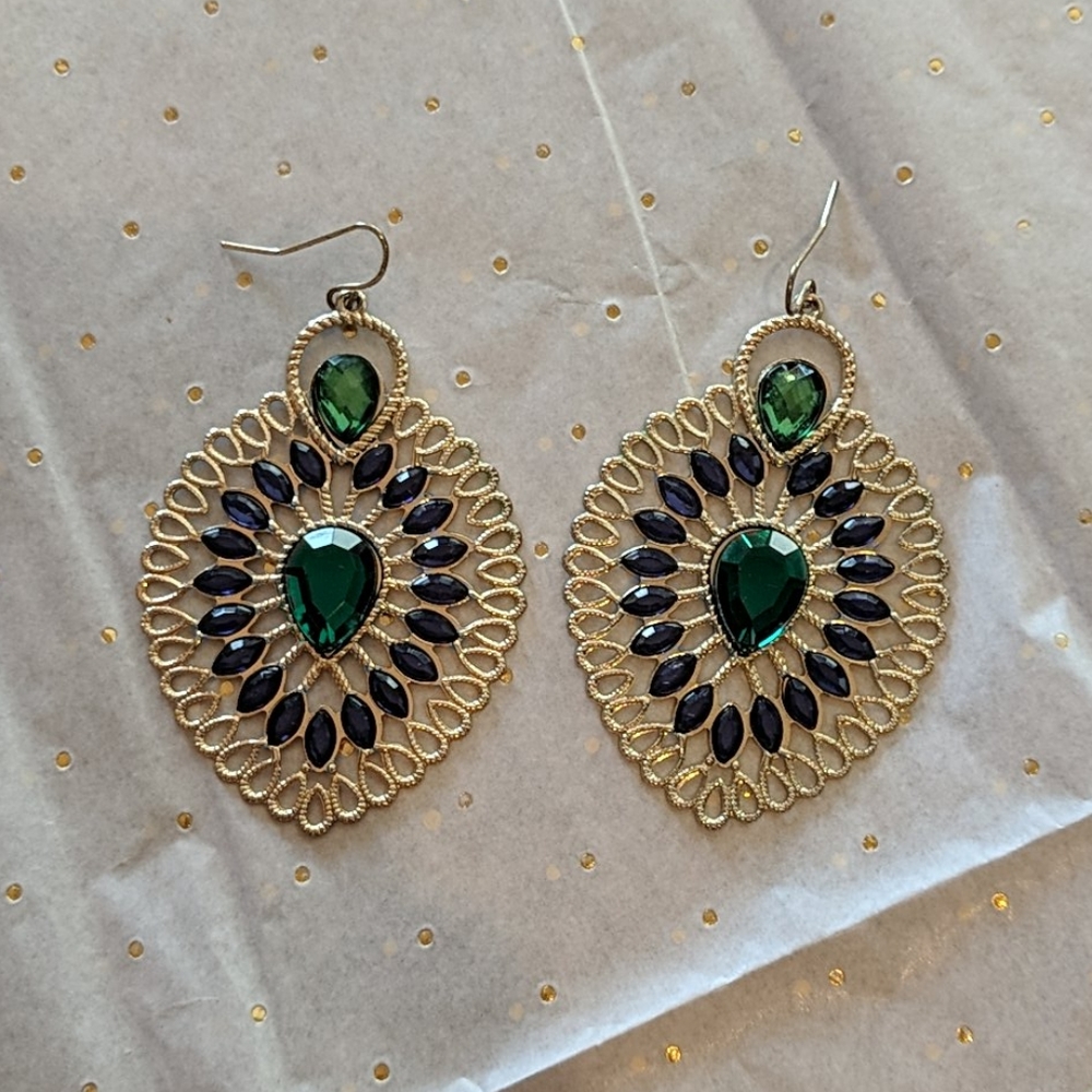 Gold Filigree Earrings